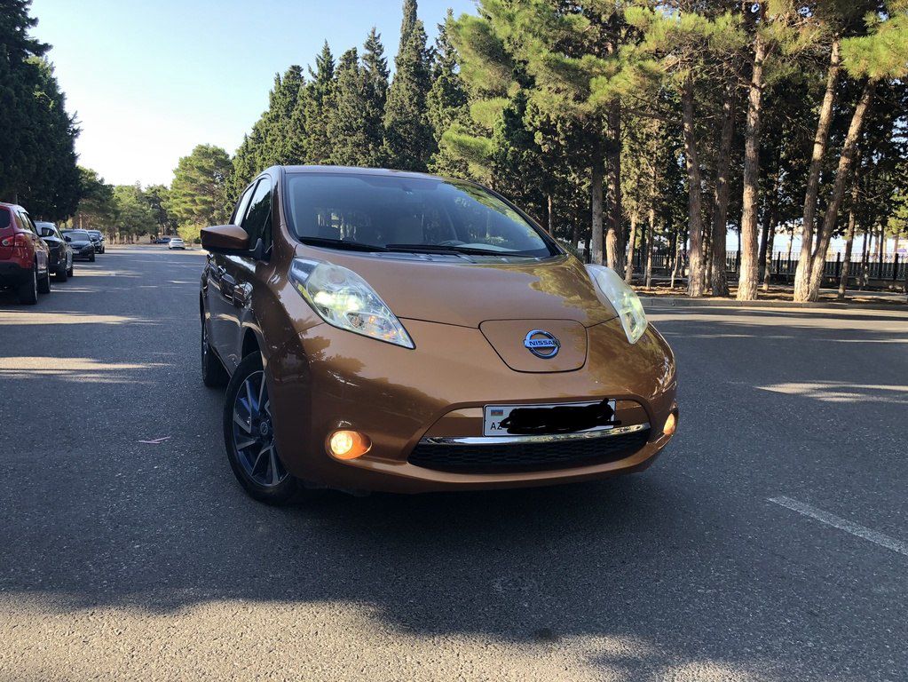 Nissan Leaf, 24 kWh, 2015 il, 41 700 km — Avtomobillər, Sumqayıt (5)
