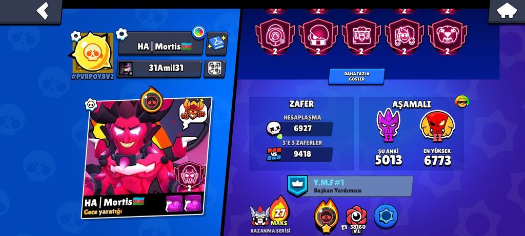Brawl Stars hesabı – yüksək səviyyəli, tam dolu kontent - Kupa yolu — Elektronika, Şəki (2)