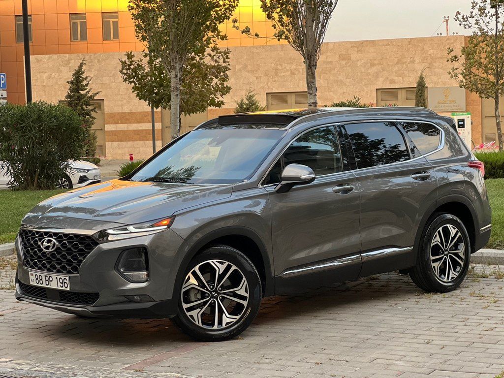 Hyundai Santa Fe, 2.0 L, 2019 il, 94 000 km — Avtomobillər, Bakı (2)