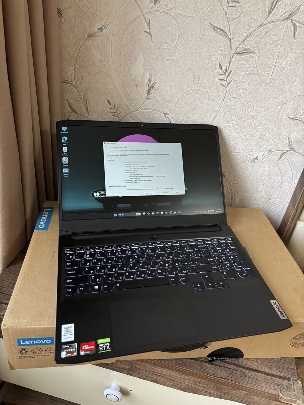 Lenovo oyun/qrafik noutbuku Texniki göstəricilər: - Prosessor: AMD — Lenovo, Bakı (2)