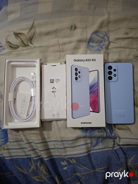 Samsung Galaxy A53 5G, 128 GB, rəng - Mavi, Sənədlərlə