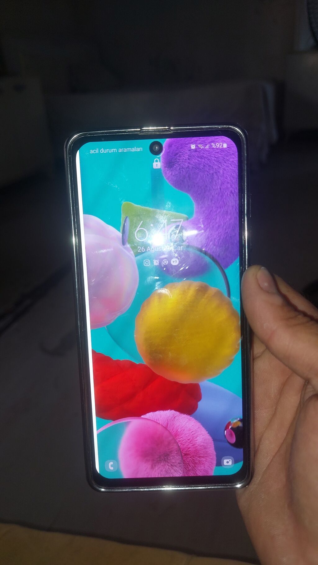 Samsung Galaxy A51, rəng - Çəhrayı, Barmaq izi — Samsung, Bakı (4)