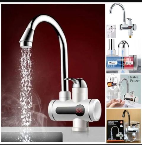 Sürətli qızdırıcı kran – mətbəx və ya hamam üçün ani isti su həlli — Bakı