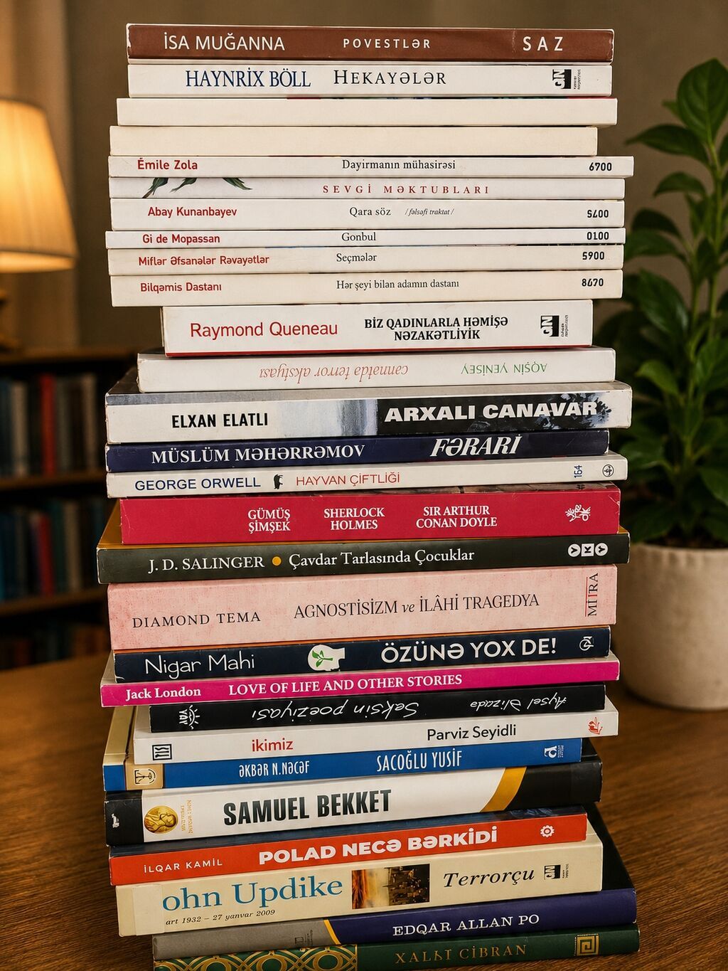 Müxtəlif janrlarda böyük kitab toplusu Təsvir: – Azərbaycan, türk — Kitablar və jurnallar, Bakı (3)