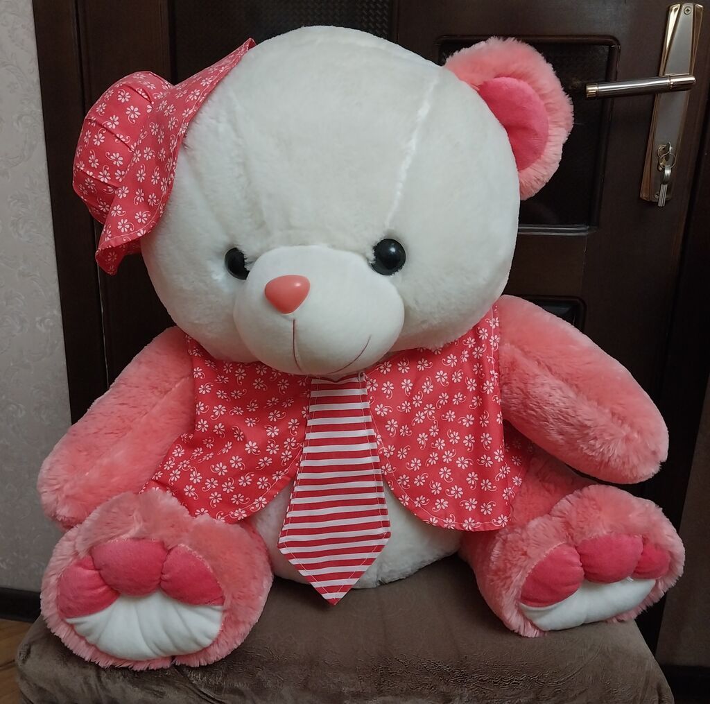 Məşhur Teddy Böyük ölçülü yumuşaq plyuş ayı oyuncağı Əla ideal — Yumşaq oyuncaqlar, Bakı (4)