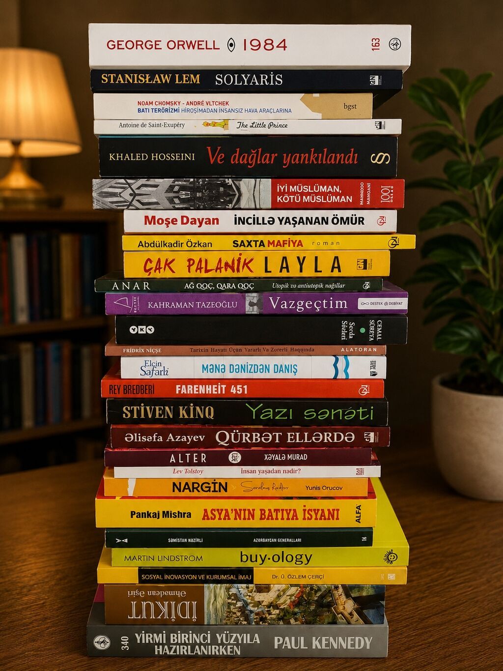 Müxtəlif janrlarda böyük kitab toplusu Təsvir: – Azərbaycan, türk — Kitablar və jurnallar, Bakı (2)