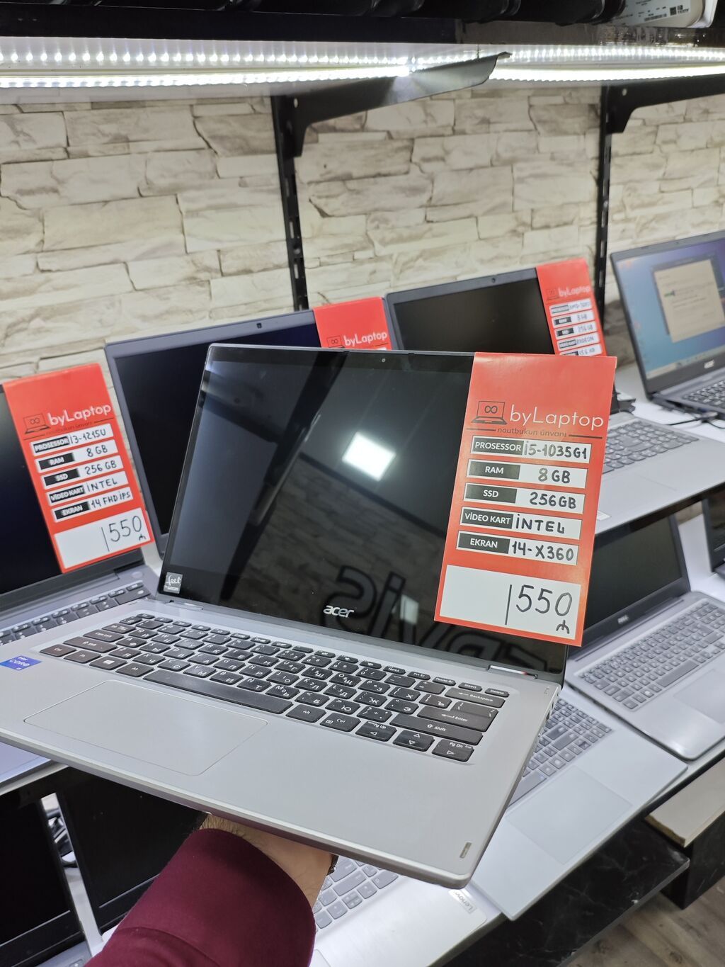 Acer 14" çevrilə bilən noutbuk (x360) - Prosessor: Intel Core — Acer, Bakı (2)