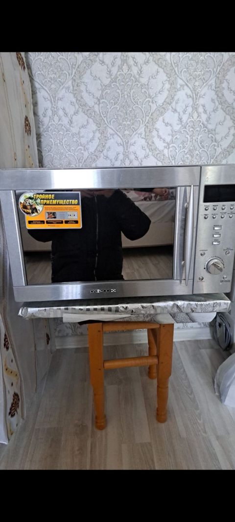 Mikrodalğalı soba Quraşdırılan, Qril ilə, rəng - Gümüşü, Yeni — Sumqayıt