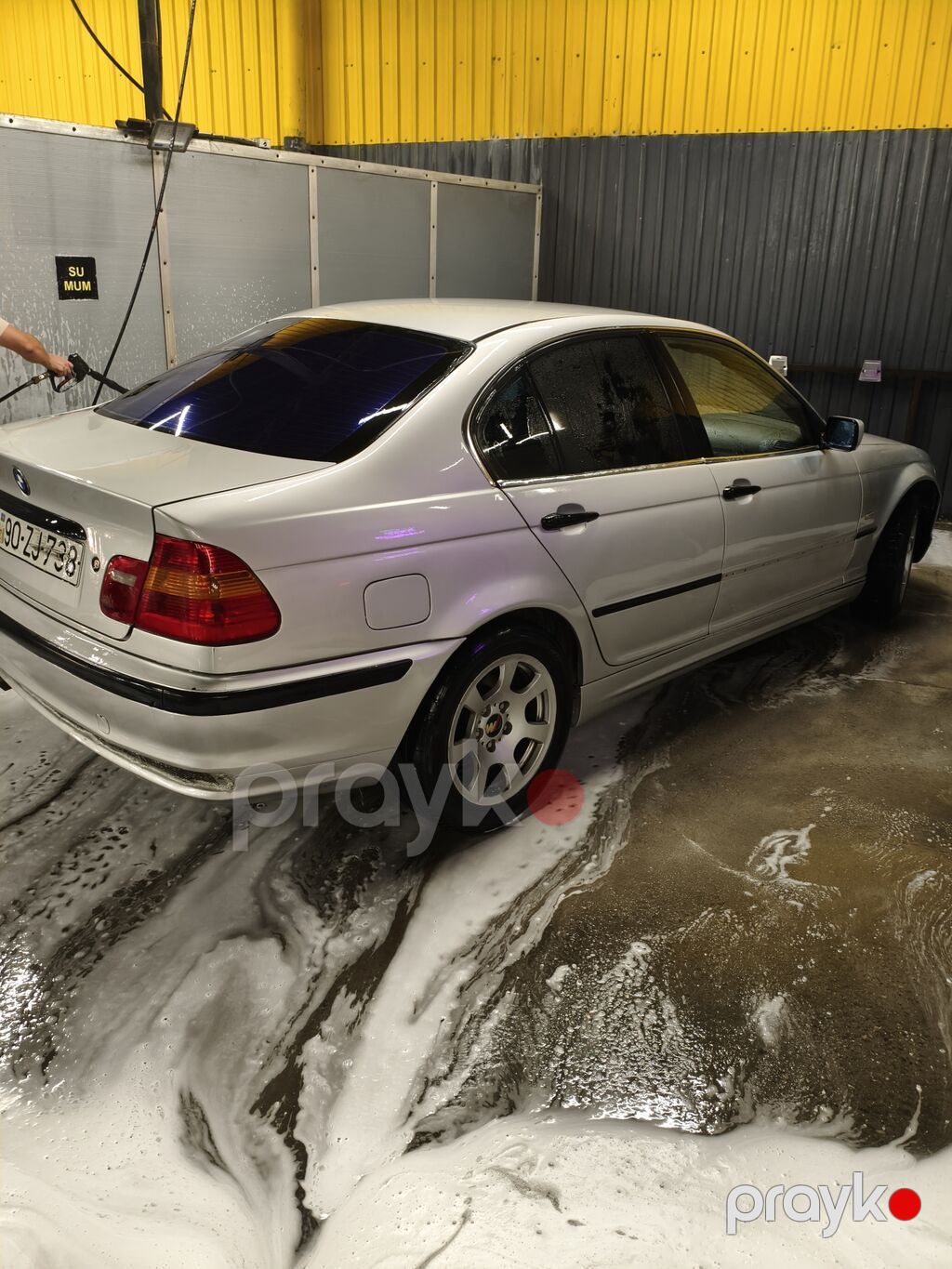 BMW 3 Series E46 sedan - Korpus: 4 qapılı sedan, gümüşü rəng - Salon 90-ZJ-738 — Avto, Digah (3)