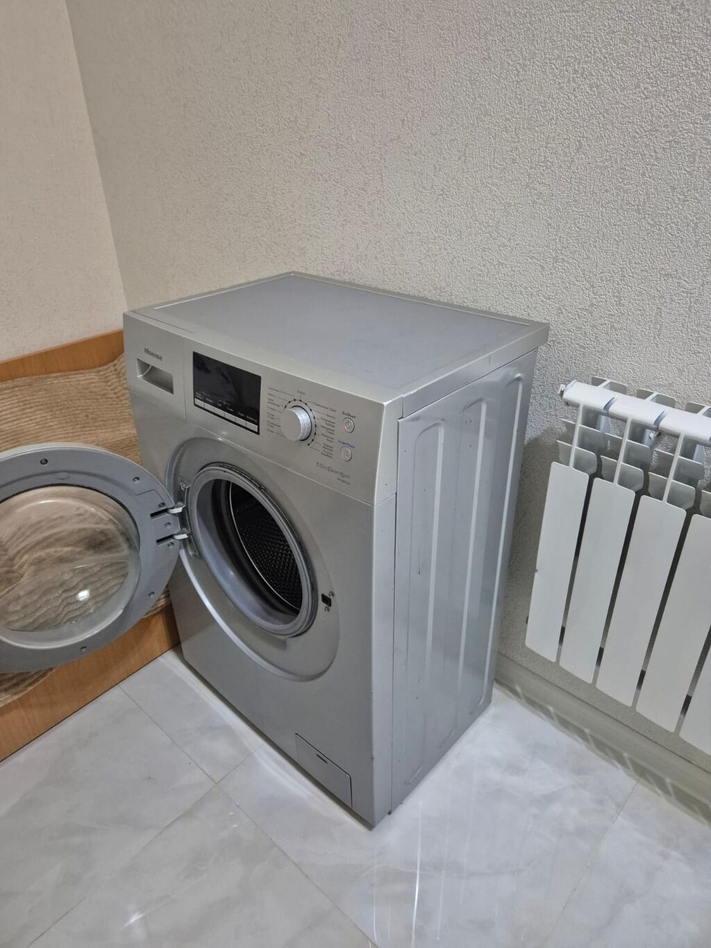 Paltaryuyan maşın Hisense, 6 kq, İşlənmiş, Avtomat, Qurutmasız — Paltaryuyan maşınlar, Saray (2)