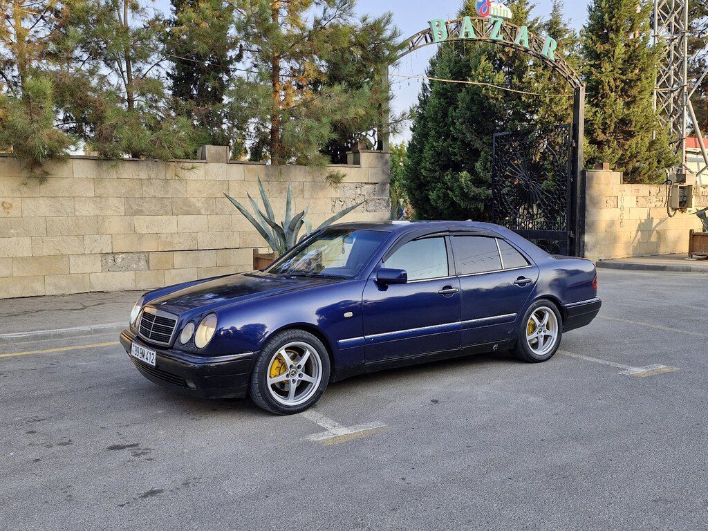 Mercedes E 220, 2.2 L, 1999 il, 353 000 km — Avtomobillər, Şirvan (9)
