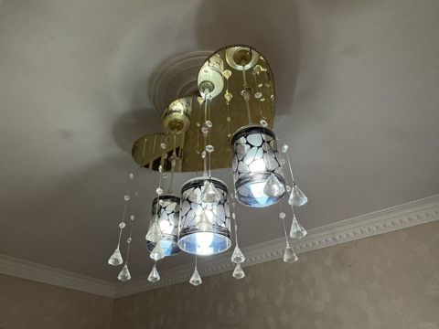 Çılçıraq, 3 lampa, Şüşə — Bakı