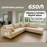 Künc divan, Yeni, Açılmayan, Bazasız, Parça, Şəhərdaxili pulsuz çatdırılma — Мебель
