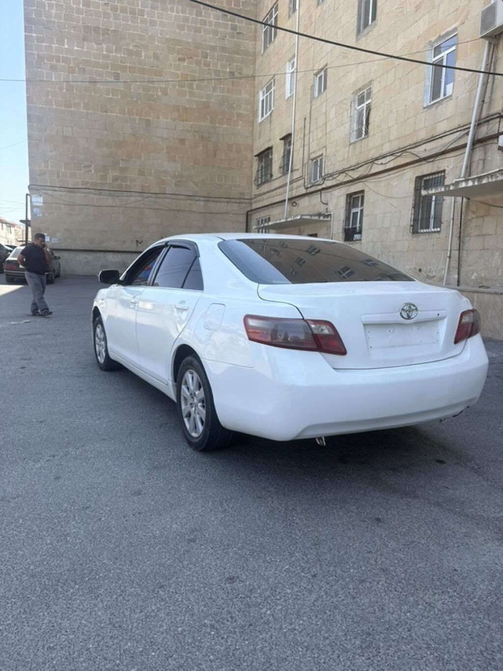 Toyota Camry – ağ rəngli sedan İli 2007,2,4 mator ideal veziyyetde — Avto, Xırdalan (3)