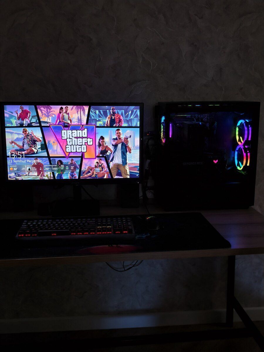 Gaming Kompüter RTX 3060 Ti HP Omen 27Q — Masaüstü kompüterlər, Bakı (2)