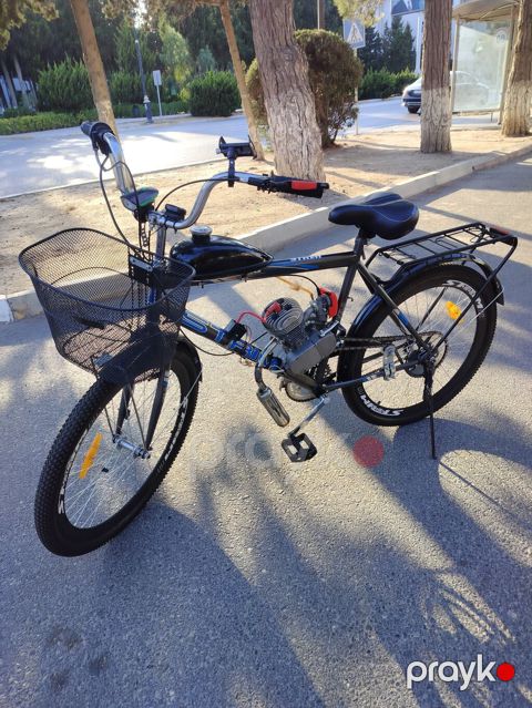 Benzin mühərrikli velosiped 100cc təzədir - Çərçivə: Stels şəhər — Sumqayıt