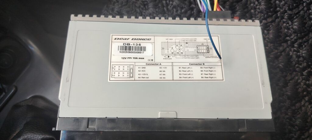 Deaf Bonce DB-135 avtomobil maqnitofonu - Car Fm/sd/usb/bt receiver — Elektronika, Gəncə (2)