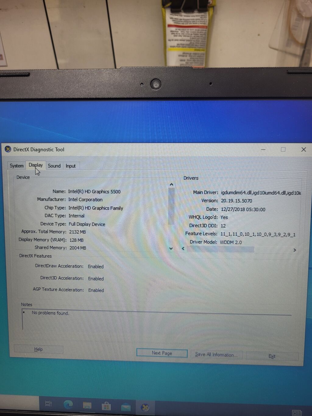 HP Laptop 15-bs1xx noutbuk Texniki xüsusiyyətlər: - Ekran: 15.6" (HD) — HP, Bakı (4)