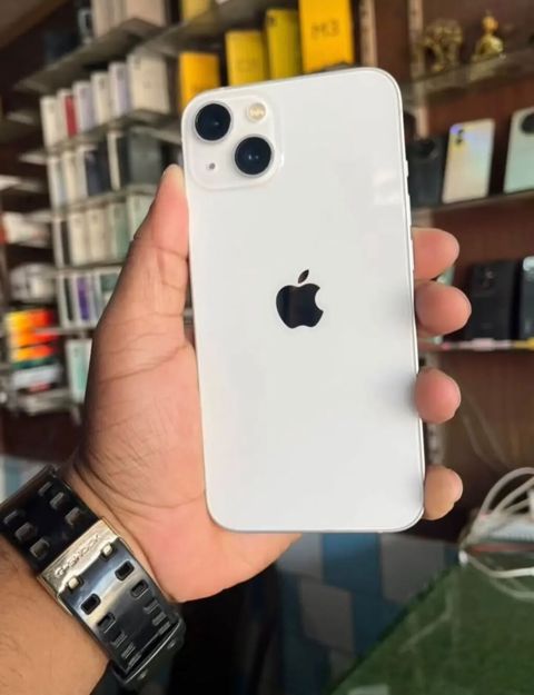 IPhone 13, 128 GB, Ağ, Zəmanət, Simsiz şarj, Face ID — Digah