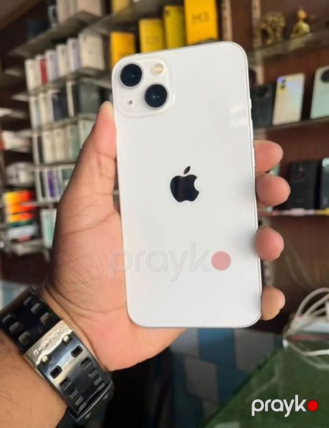 IPhone 13, 128 GB, Ağ, Zəmanət, Simsiz şarj, Face ID