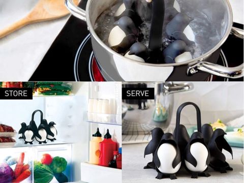 Pingvin formalı yumurta bişirici və təqdimat stendi 6 ədəd yumurtanı — Bakı