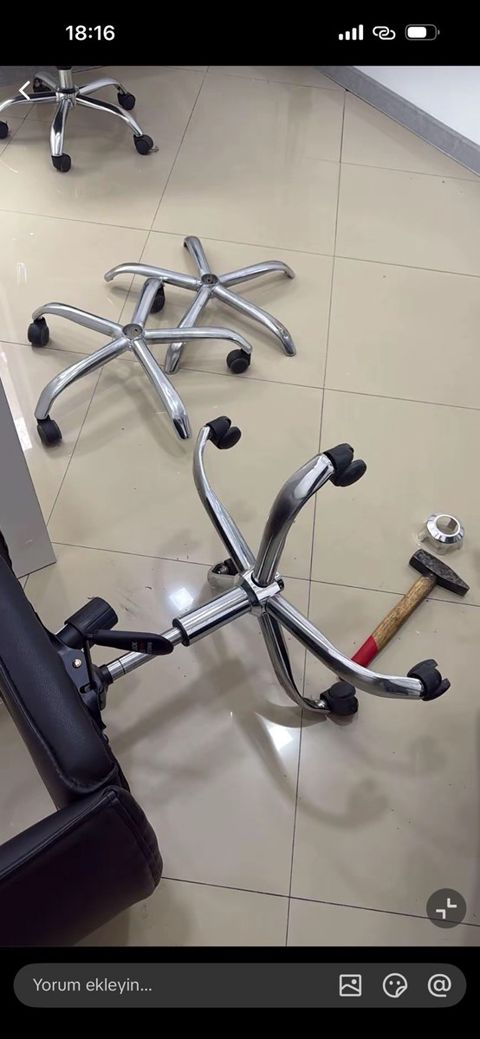 Ofis kresloların təmiri və üzlənməsi — Bakı