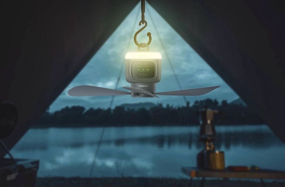 Porodo Camping Rechargeable Ceiling Fan — Mallar, Bakı (3)