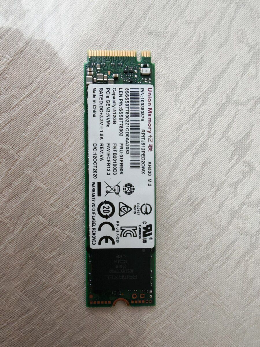 SSD Union Memory 512GB — Elektronika, Bakı