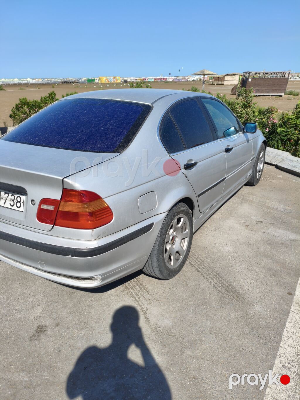 BMW 3 Series E46 sedan - Korpus: 4 qapılı sedan, gümüşü rəng - Salon 90-ZJ-738 — Avto, Digah (4)