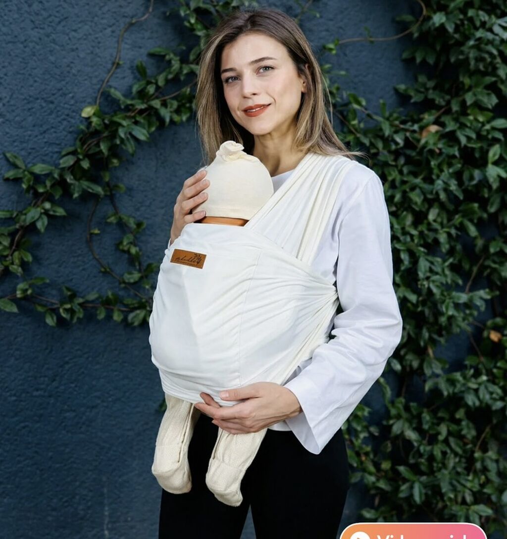 Yenidoğan üçün yumşaq daşıyıcı-sling - Model: ön tərəfdən taxılan — Mallar, Masazır (3)