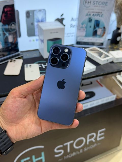 Apple iPhone 15 Pro Blue Titanium 1TB/8GB — Bakı