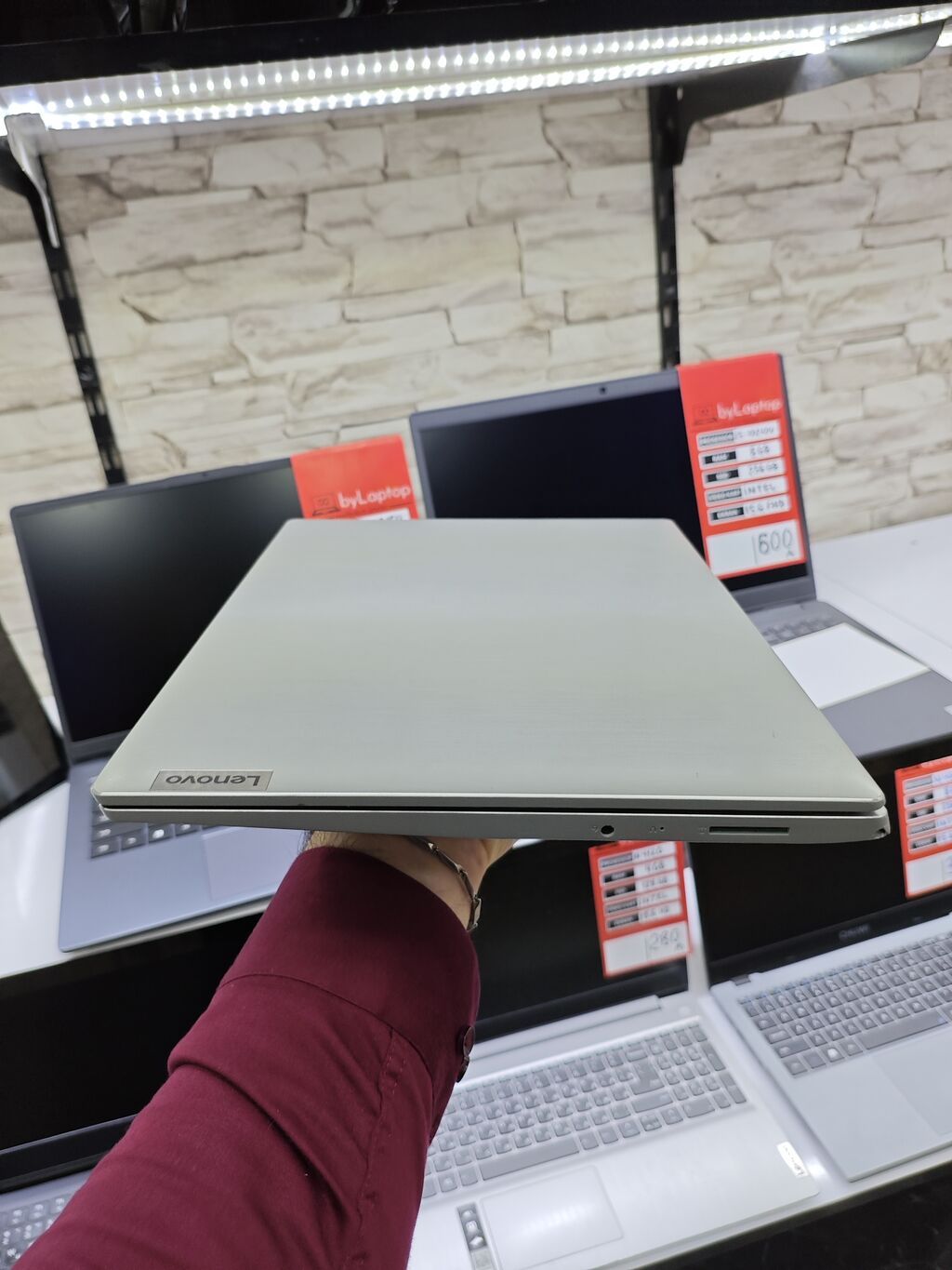 Lenovo noutbuk – nazik və yüngül alüminium gövdə, gündəlik iş və — Lenovo, Bakı (2)