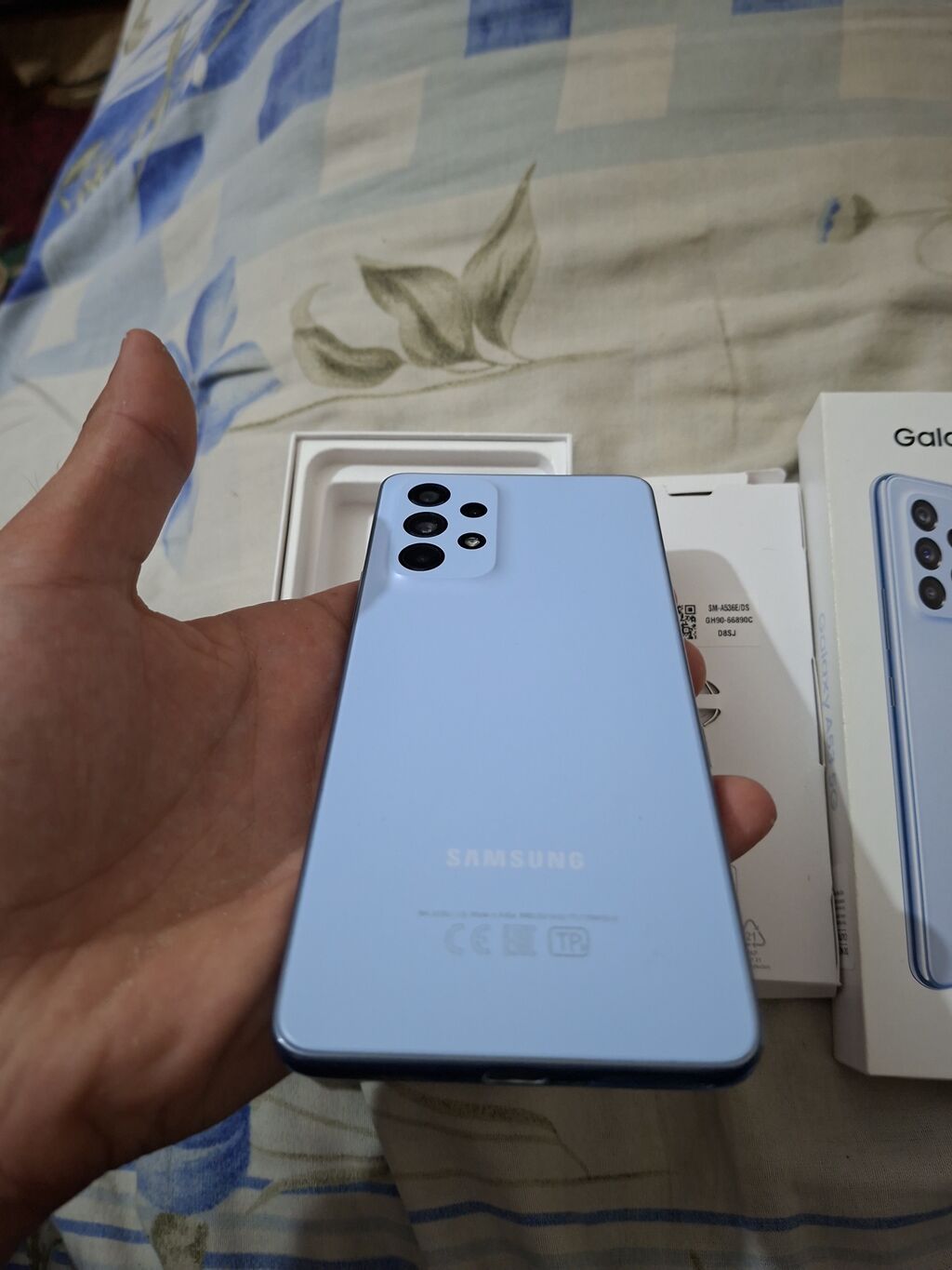 Samsung Galaxy A53 5G, 128 GB, rəng - Mavi, Sənədlərlə — Samsung, Bakı (3)