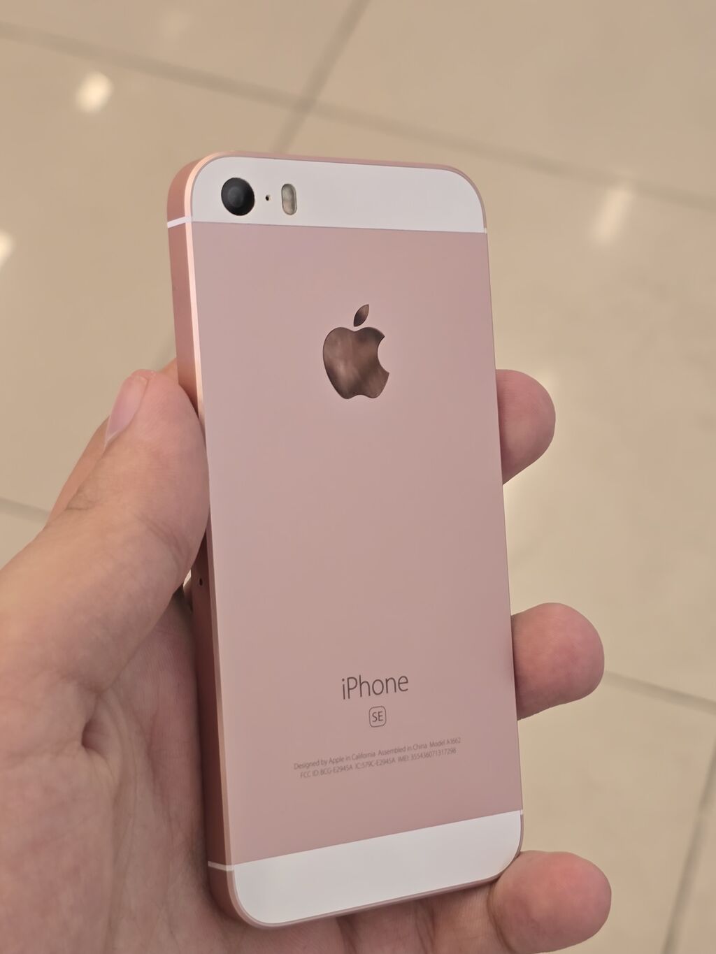 IPhone SE, 64 GB, Rose Gold, Barmaq izi — Apple iPhone, Xırdalan (2)