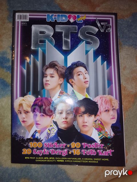 Məhsul: K-ıdol Mix – BTS V2 jurnalı və kolleksiya seti Təsvir — Digah