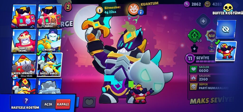 Brawl Stars hesabı – yüksək səviyyəli və zəngin kontentli demək olar — Aksesuarlar, Saatlı (4)