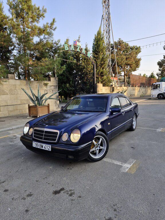 Mercedes E 220, 2.2 L, 1999 il, 353 000 km — Avtomobillər, Şirvan (4)