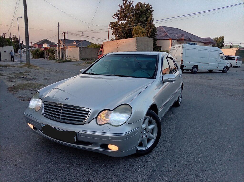 Mercedes C 240, 2.6 L, 2000 il, 296 000 km — Avtomobillər, Bakı (9)