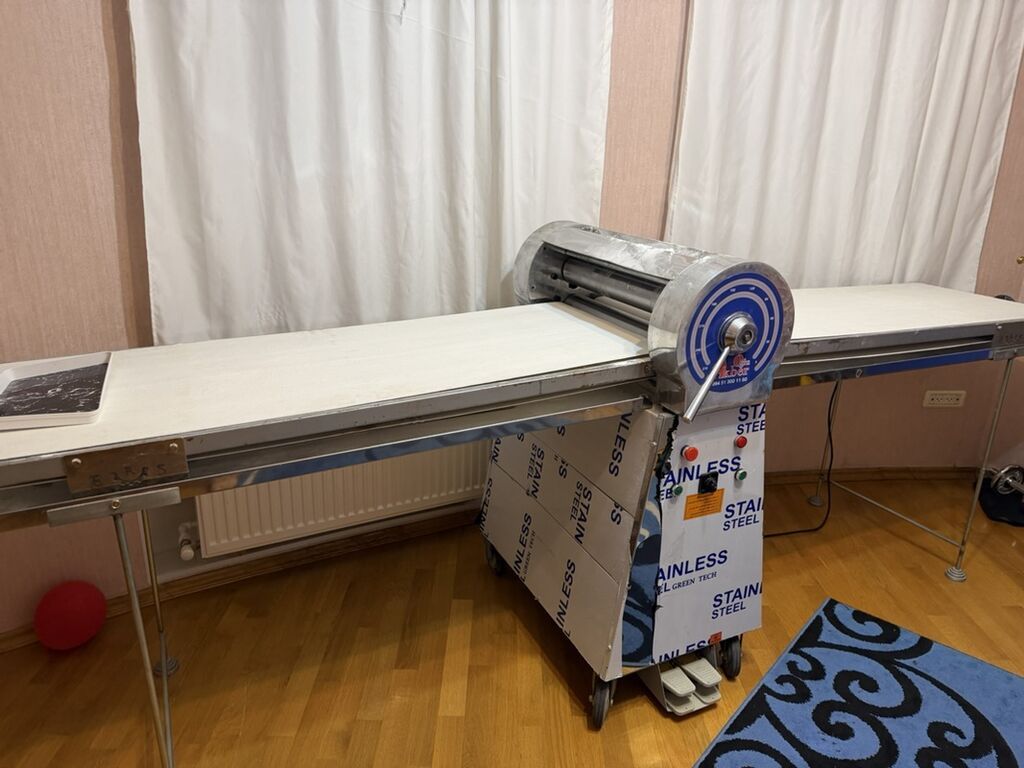 Sənaye tipli lavaş/yuxa yayma və nazik xəmir açma maşını - Material — Mallar, Bakı (8)