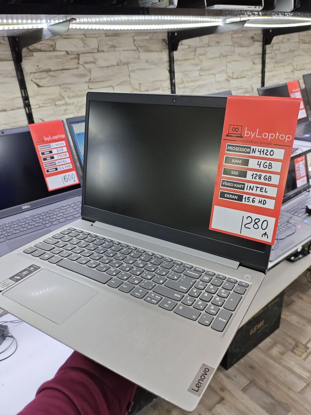 Lenovo 15.6" noutbuk - Prosessor: Intel Celeron N4120 - RAM: 4 GB — Lenovo, Bakı