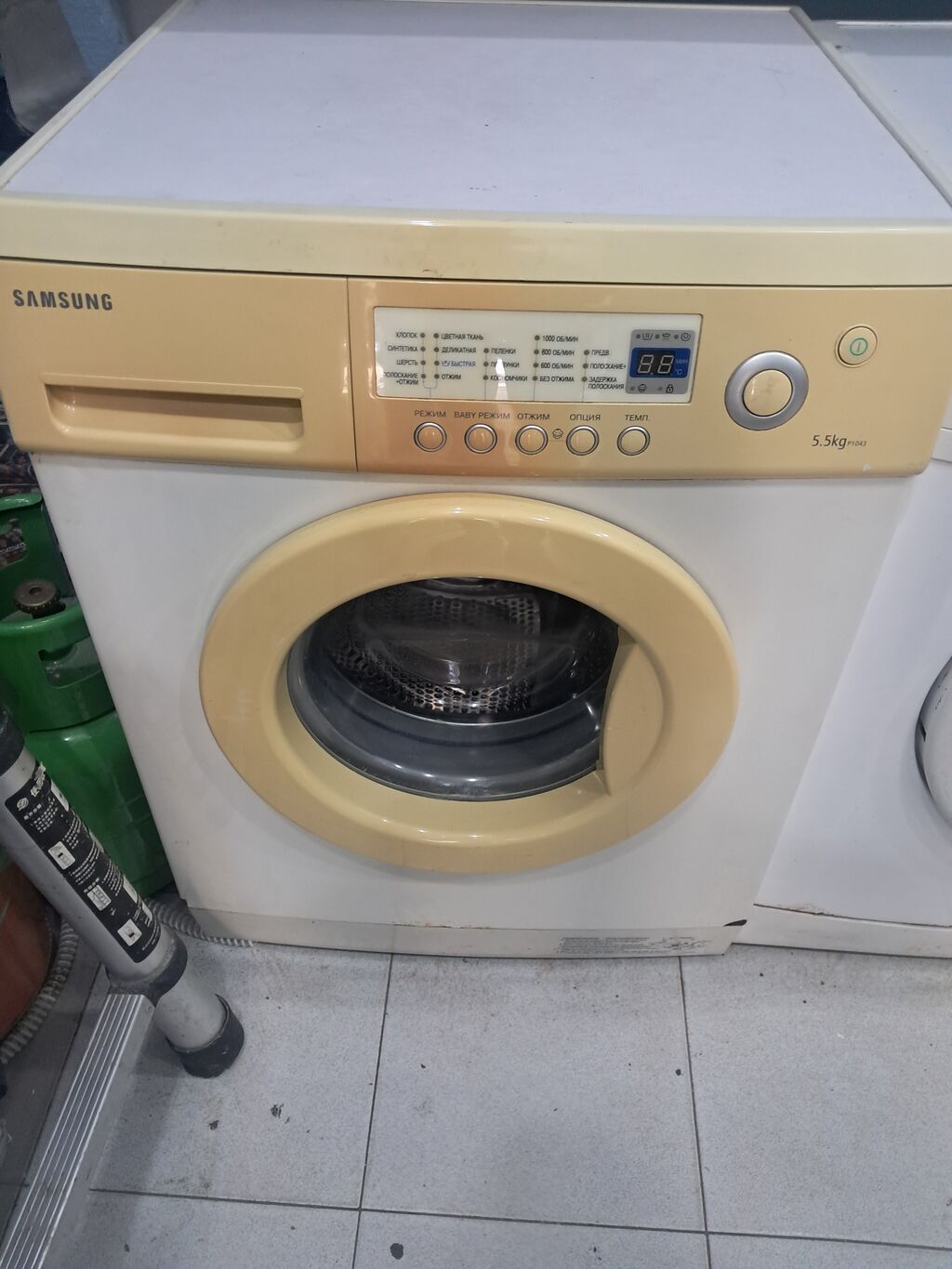 Samsung önyükləməli paltaryuyan maşın - Yük tutumu: 5.5 kq - Displey — Paltaryuyan maşınlar, Bakı (2)