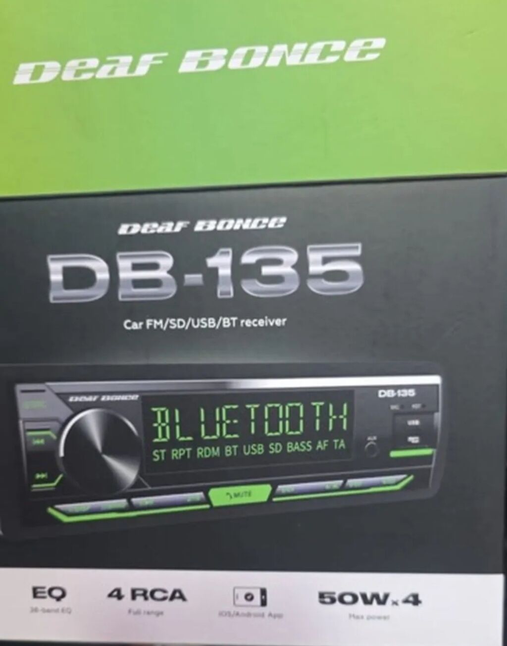 Deaf Bonce DB-135 avtomobil maqnitofonu - Car Fm/sd/usb/bt receiver — Elektronika, Gəncə (5)