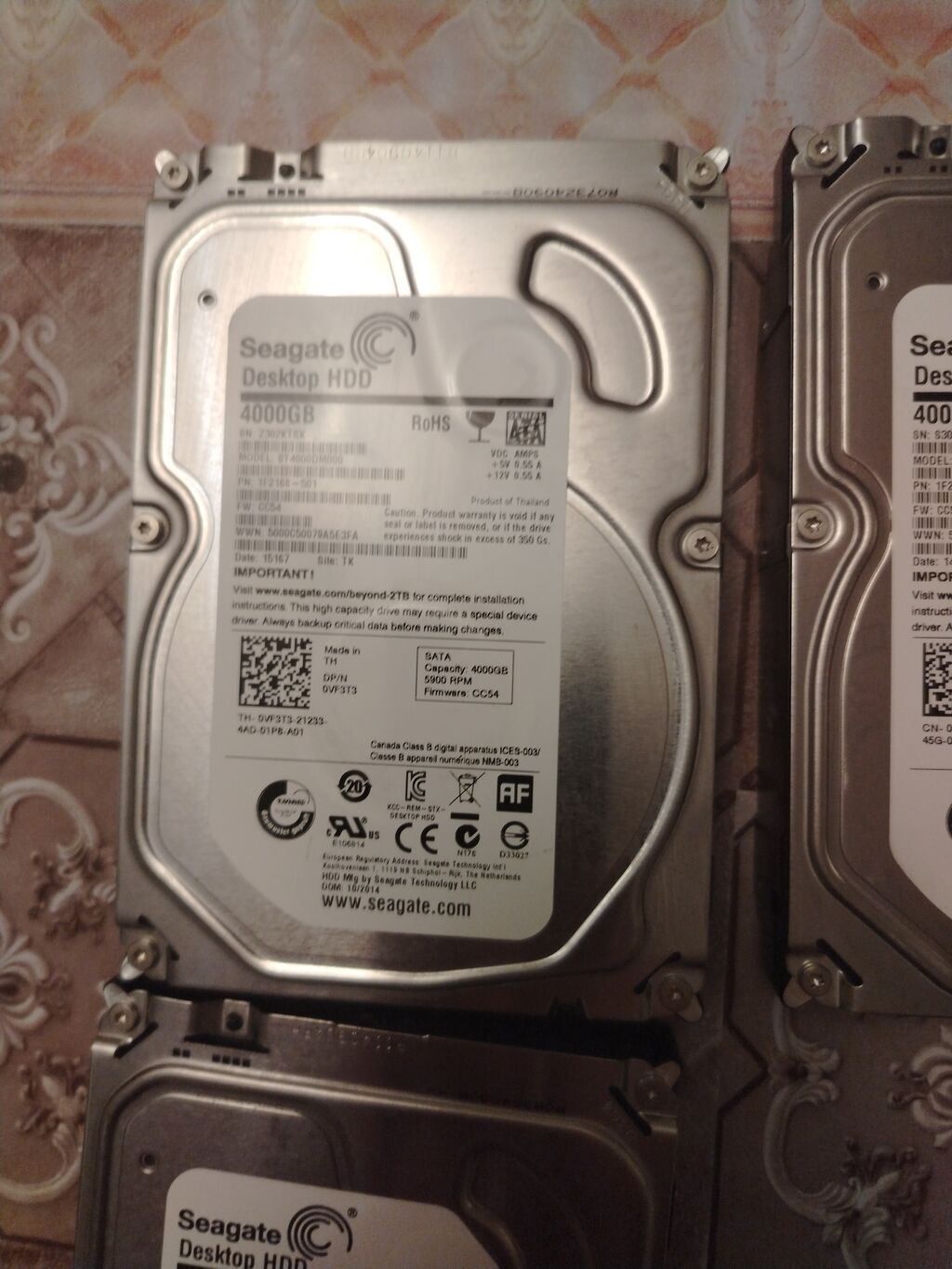 Seagate Desktop HDD – 3.5" sərt disk - Tutum: 4000 GB (4 TB) — Elektronika, Digah (2)