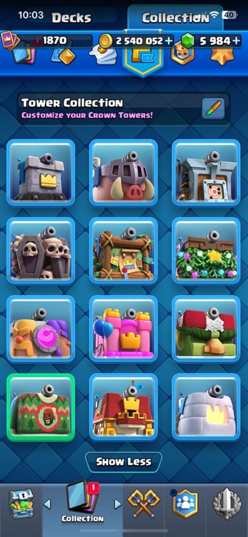 Məhsul: Clash Royale oyun hesabı Xüsusiyyətlər: - Kral Səviyyəsi: 16 — Oyun dəstləri, Bakı (5)
