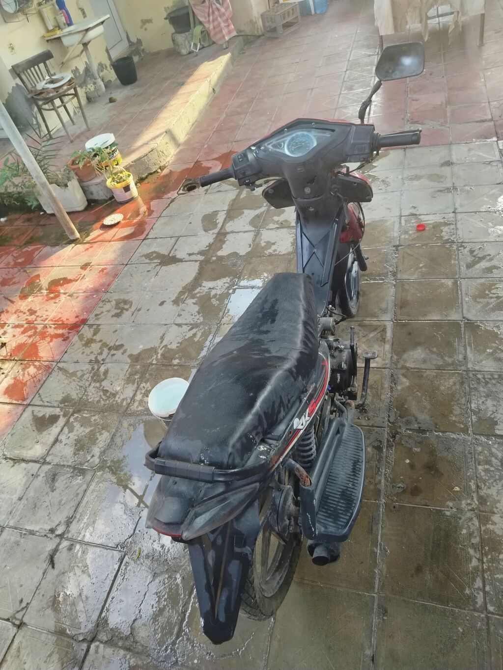 Moto-skuter tipli benzinli motosiklet (step-thru/kub model) — Avto, Gəncə (4)