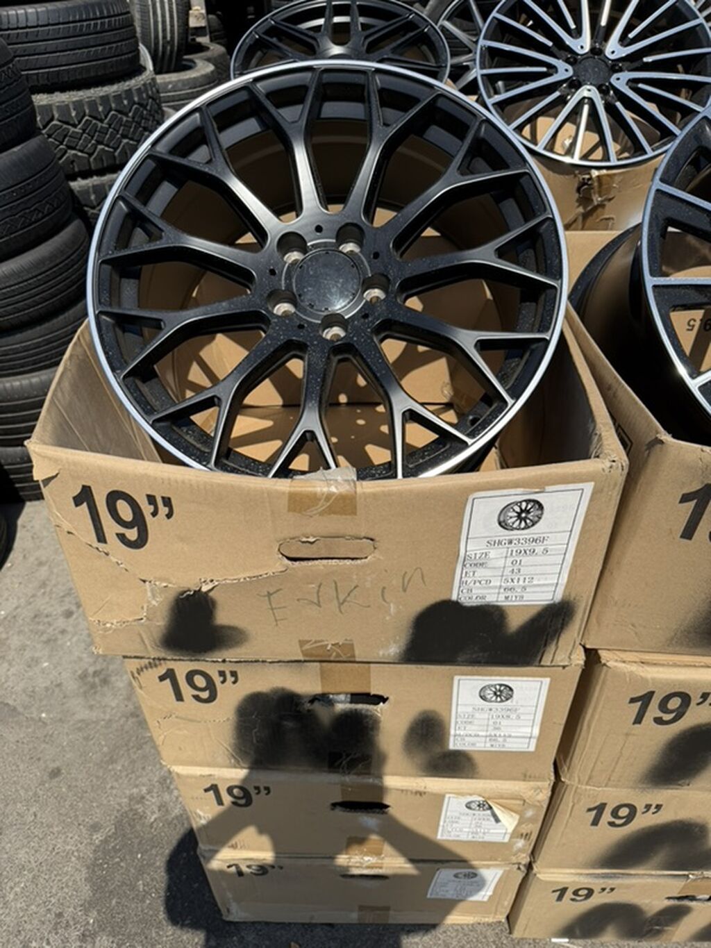 Məhsul: Yüngül lehimli disk dəsti Model: SHGW3396F Ölçü: 19x9.5 — Avto, Digah (2)