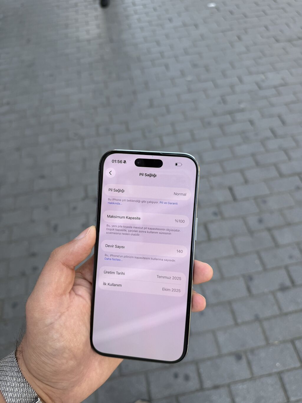 IPhone Air, 256 GB, Blue Titanium, Zəmanət, Face ID, Sənədlərlə — Apple iPhone, Bakı (8)