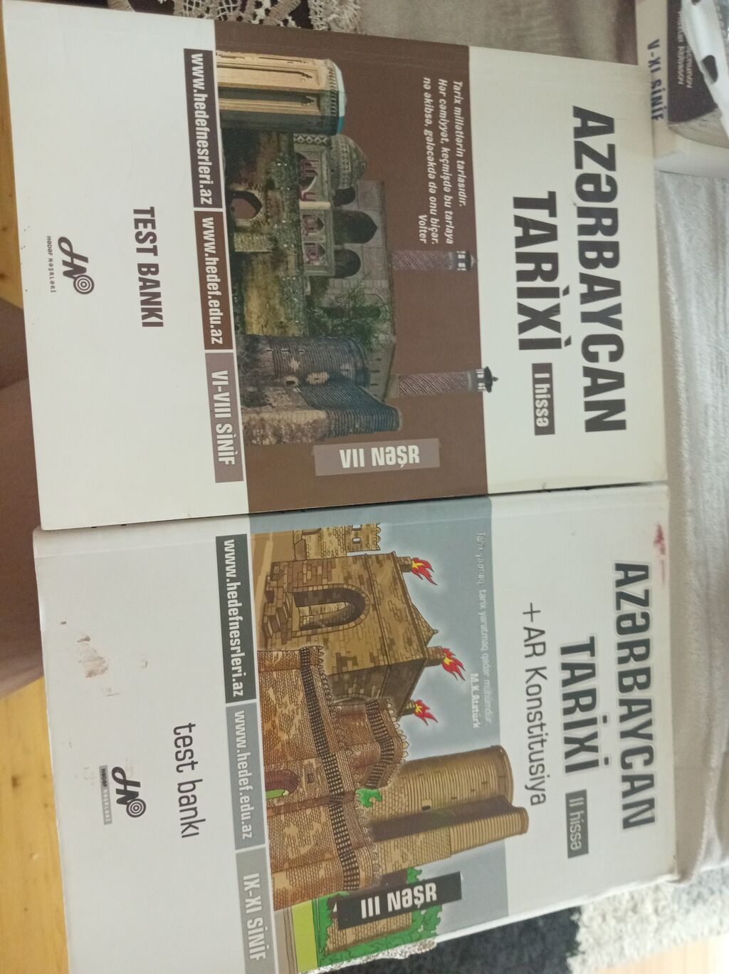 Məhsul: “Azərbaycan Tarixi” test bankı kitabları - Nəşriyyat: Hədəf — Kitablar və jurnallar, Digah