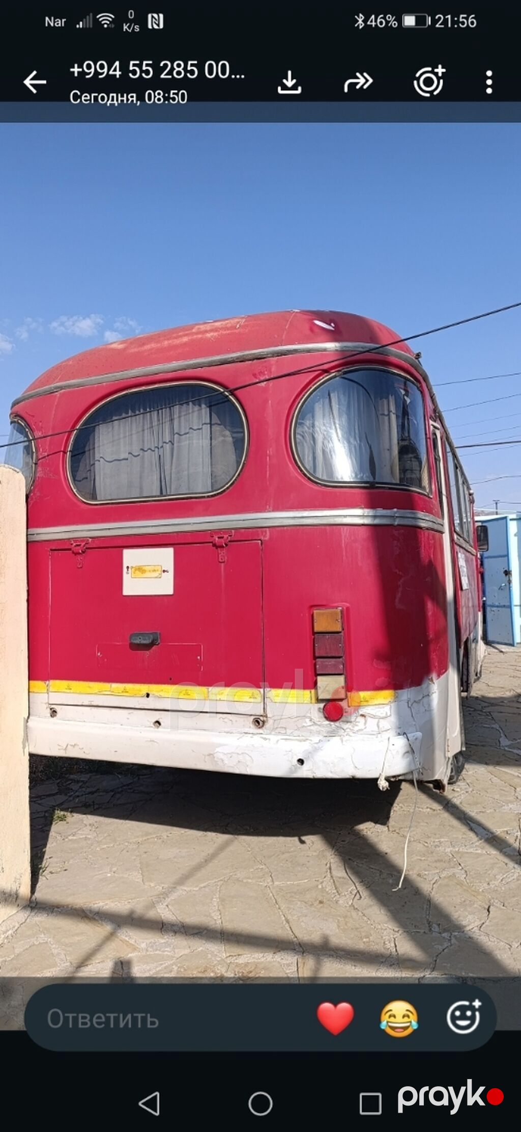 Şəhərdaxili sərnişindaşıma və ya retro layihələr üçün avtobus 69-BB-219 — Avto, Bakı (5)