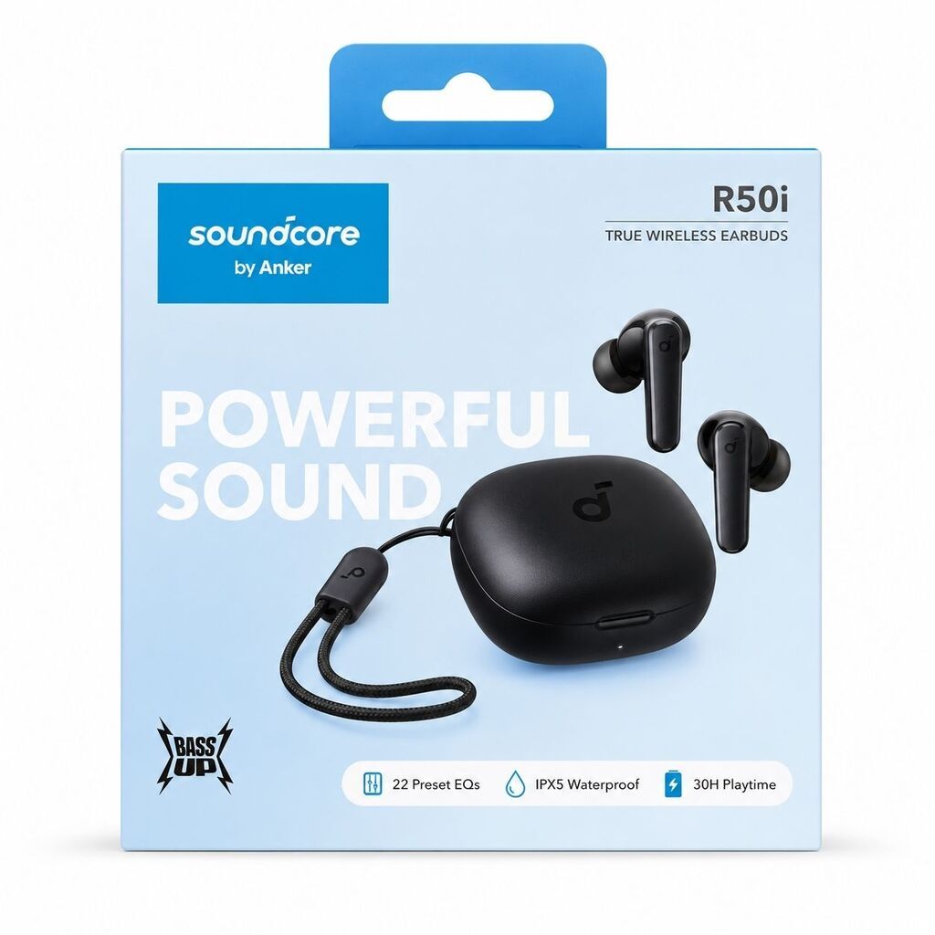 Soundcore by Anker R50i – True Wireless qulaqlıq - Güclü səs: böyük — Qulaqcıqlar, Bakı (2)